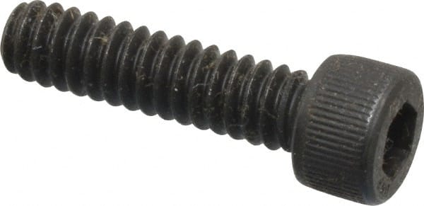 Unbrako - #10-24 UNC Hex Socket Drive, Socket Cap Screw - Alloy Steel, Black Oxide Finish, 3/4" Length Under Head - Exact Tooling