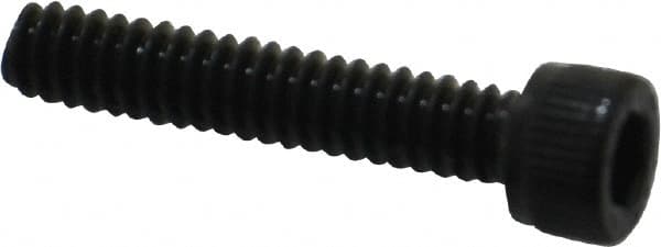 Unbrako - #10-24 UNC Hex Socket Drive, Socket Cap Screw - Alloy Steel, Black Oxide Finish, 1" Length Under Head - Exact Tooling