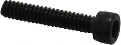 Unbrako - #10-24 UNC Hex Socket Drive, Socket Cap Screw - Alloy Steel, Black Oxide Finish, 1" Length Under Head - Exact Tooling
