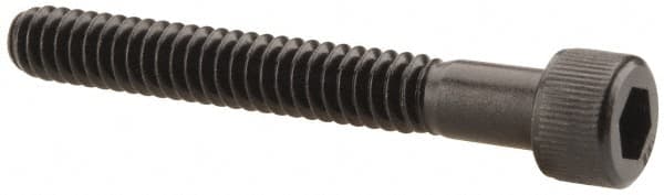 Unbrako - #10-24 UNC Hex Socket Drive, Socket Cap Screw - Alloy Steel, Black Oxide Finish, 1-1/2" Length Under Head - Exact Tooling