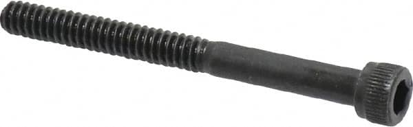Unbrako - #10-24 UNC Hex Socket Drive, Socket Cap Screw - Alloy Steel, Black Oxide Finish, 2" Length Under Head - Exact Tooling