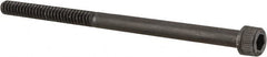 Unbrako - #10-24 UNC Hex Socket Drive, Socket Cap Screw - Alloy Steel, Black Oxide Finish, 3" Length Under Head - Exact Tooling