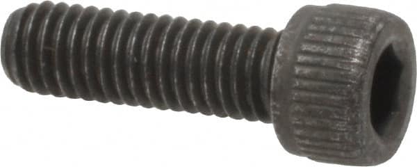 Unbrako - #10-32 UNF Hex Socket Drive, Socket Cap Screw - Alloy Steel, Black Oxide Finish, 5/8" Length Under Head - Exact Tooling