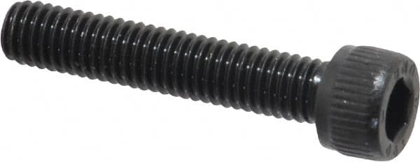 Unbrako - #10-32 UNF Hex Socket Drive, Socket Cap Screw - Alloy Steel, Black Oxide Finish, 1" Length Under Head - Exact Tooling