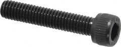 Unbrako - #10-32 UNF Hex Socket Drive, Socket Cap Screw - Alloy Steel, Black Oxide Finish, 1" Length Under Head - Exact Tooling