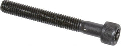 Unbrako - #10-32 UNF Hex Socket Drive, Socket Cap Screw - Alloy Steel, Black Oxide Finish, 1-1/2" Length Under Head - Exact Tooling