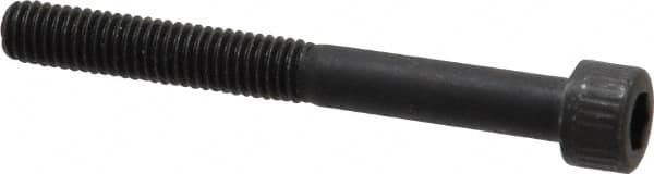 Unbrako - #10-32 UNF Hex Socket Drive, Socket Cap Screw - Alloy Steel, Black Oxide Finish, 1-3/4" Length Under Head - Exact Tooling