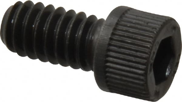 Unbrako - 1/4-20 UNC Hex Socket Drive, Socket Cap Screw - Alloy Steel, Black Oxide Finish, 1/2" Length Under Head - Exact Tooling