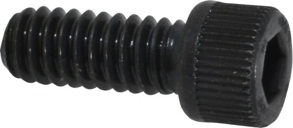 Unbrako - 1/4-20 UNC Hex Socket Drive, Socket Cap Screw - Alloy Steel, Black Oxide Finish, 5/8" Length Under Head - Exact Tooling