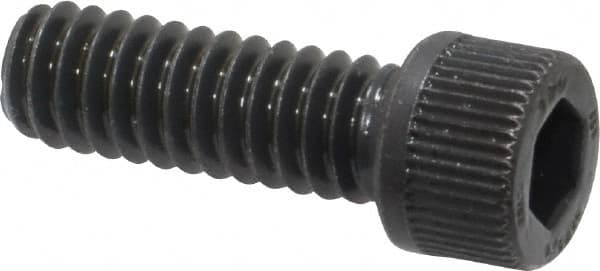 Unbrako - 1/4-20 UNC Hex Socket Drive, Socket Cap Screw - Alloy Steel, Black Oxide Finish, 3/4" Length Under Head - Exact Tooling