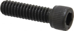Unbrako - 1/4-20 UNC Hex Socket Drive, Socket Cap Screw - Alloy Steel, Black Oxide Finish, 7/8" Length Under Head - Exact Tooling