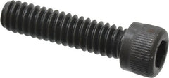 Unbrako - 1/4-20 UNC Hex Socket Drive, Socket Cap Screw - Alloy Steel, Black Oxide Finish, 1" Length Under Head - Exact Tooling