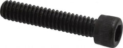 Unbrako - 1/4-20 UNC Hex Socket Drive, Socket Cap Screw - Alloy Steel, Black Oxide Finish, 1-1/4" Length Under Head - Exact Tooling