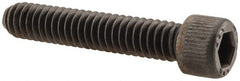 Unbrako - 1/4-20 UNC Hex Socket Drive, Socket Cap Screw - Alloy Steel, Black Oxide Finish, 1-3/8" Length Under Head - Exact Tooling