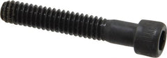 Unbrako - 1/4-20 UNC Hex Socket Drive, Socket Cap Screw - Alloy Steel, Black Oxide Finish, 1-1/2" Length Under Head - Exact Tooling