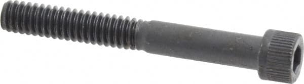 Unbrako - 1/4-20 UNC Hex Socket Drive, Socket Cap Screw - Alloy Steel, Black Oxide Finish, 2" Length Under Head - Exact Tooling