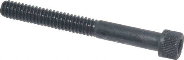Unbrako - 1/4-20 UNC Hex Socket Drive, Socket Cap Screw - Alloy Steel, Black Oxide Finish, 2-1/4" Length Under Head - Exact Tooling