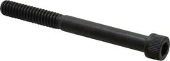 Unbrako - 1/4-20 UNC Hex Socket Drive, Socket Cap Screw - Alloy Steel, Black Oxide Finish, 2-1/2" Length Under Head - Exact Tooling