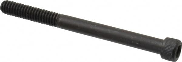 Unbrako - 1/4-20 UNC Hex Socket Drive, Socket Cap Screw - Alloy Steel, Black Oxide Finish, 3" Length Under Head - Exact Tooling
