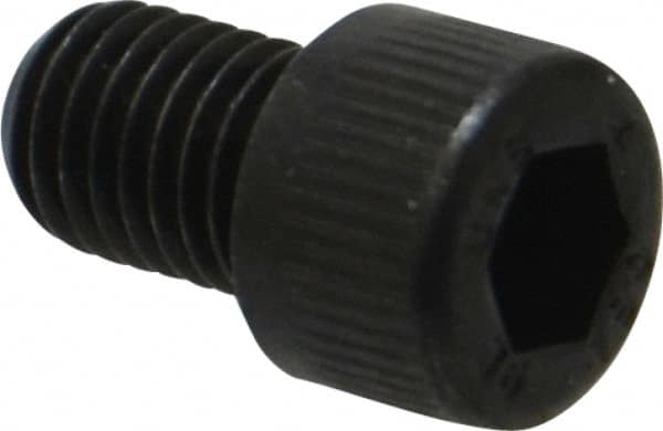 Unbrako - 1/4-28 UNF Hex Socket Drive, Socket Cap Screw - Alloy Steel, Black Oxide Finish, 3/8" Length Under Head - Exact Tooling