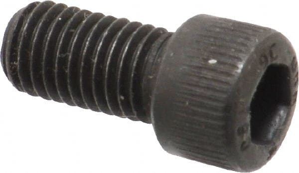 Unbrako - 1/4-28 UNF Hex Socket Drive, Socket Cap Screw - Alloy Steel, Black Oxide Finish, 1/2" Length Under Head - Exact Tooling