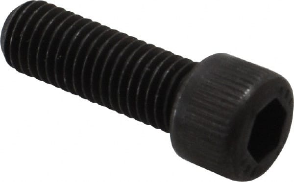 Unbrako - 1/4-28 UNF Hex Socket Drive, Socket Cap Screw - Alloy Steel, Black Oxide Finish, 3/4" Length Under Head - Exact Tooling