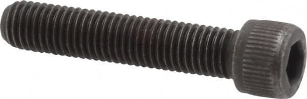Unbrako - 1/4-28 UNF Hex Socket Drive, Socket Cap Screw - Alloy Steel, Black Oxide Finish, 1-1/4" Length Under Head - Exact Tooling
