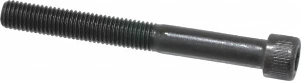 Unbrako - 1/4-28 UNF Hex Socket Drive, Socket Cap Screw - Alloy Steel, Black Oxide Finish, 2-1/4" Length Under Head - Exact Tooling
