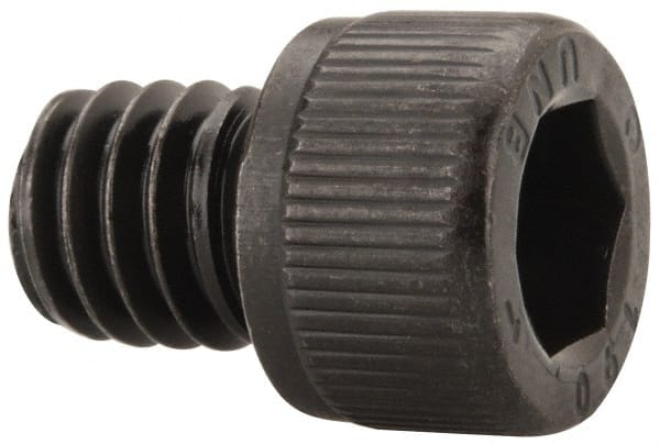 Unbrako - 5/16-18 UNC Hex Socket Drive, Socket Cap Screw - Alloy Steel, Black Oxide Finish, 3/8" Length Under Head - Exact Tooling