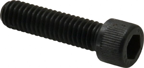 Unbrako - 5/16-18 UNC Hex Socket Drive, Socket Cap Screw - Alloy Steel, Black Oxide Finish, 1-1/4" Length Under Head - Exact Tooling