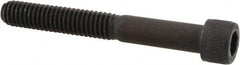 Unbrako - 5/16-18 UNC Hex Socket Drive, Socket Cap Screw - Alloy Steel, Black Oxide Finish, 2-1/2" Length Under Head - Exact Tooling