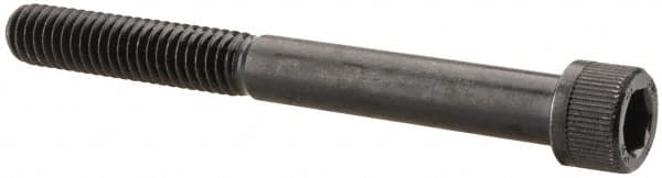 Unbrako - 5/16-18 UNC Hex Socket Drive, Socket Cap Screw - Alloy Steel, Black Oxide Finish, 3" Length Under Head - Exact Tooling
