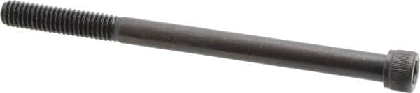 Unbrako - 5/16-18 UNC Hex Socket Drive, Socket Cap Screw - Alloy Steel, Black Oxide Finish, 4-1/2" Length Under Head - Exact Tooling