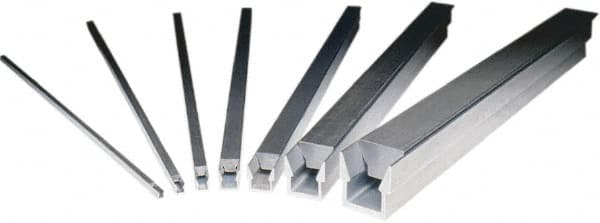 Mitee-Bite - 3/8" Width, Steel, Wedge Clamp Stock - Wedge Shaped - Exact Tooling