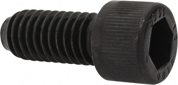 Unbrako - 3/8-16 UNC Hex Socket Drive, Socket Cap Screw - Alloy Steel, Black Oxide Finish, 7/8" Length Under Head - Exact Tooling