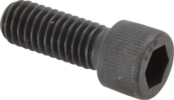 Unbrako - 3/8-16 UNC Hex Socket Drive, Socket Cap Screw - Alloy Steel, Black Oxide Finish, 1" Length Under Head - Exact Tooling