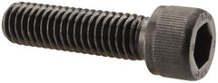 Unbrako - 3/8-16 UNC Hex Socket Drive, Socket Cap Screw - Alloy Steel, Black Oxide Finish, 1-3/8" Length Under Head - Exact Tooling