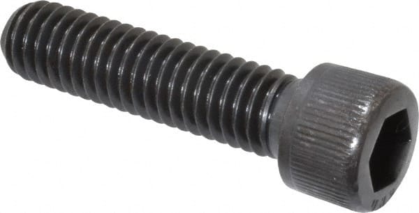 Unbrako - 3/8-16 UNC Hex Socket Drive, Socket Cap Screw - Alloy Steel, Black Oxide Finish, 1-1/2" Length Under Head - Exact Tooling