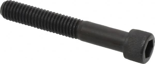 Unbrako - 3/8-16 UNC Hex Socket Drive, Socket Cap Screw - Alloy Steel, Black Oxide Finish, 2-1/2" Length Under Head - Exact Tooling