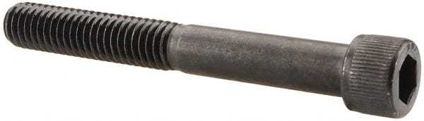 Unbrako - 3/8-16 UNC Hex Socket Drive, Socket Cap Screw - Alloy Steel, Black Oxide Finish, 3" Length Under Head - Exact Tooling