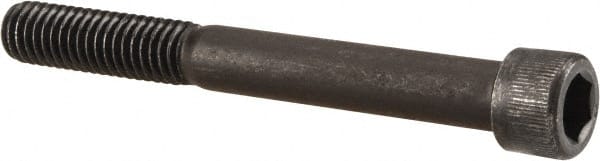 Unbrako - 3/8-16 UNC Hex Socket Drive, Socket Cap Screw - Alloy Steel, Black Oxide Finish, 3-1/4" Length Under Head - Exact Tooling