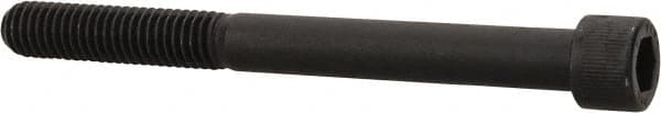 Unbrako - 3/8-16 UNC Hex Socket Drive, Socket Cap Screw - Alloy Steel, Black Oxide Finish, 4" Length Under Head - Exact Tooling
