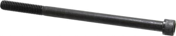 Unbrako - 3/8-16 UNC Hex Socket Drive, Socket Cap Screw - Alloy Steel, Black Oxide Finish, 6" Length Under Head - Exact Tooling