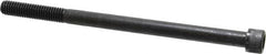 Unbrako - 3/8-16 UNC Hex Socket Drive, Socket Cap Screw - Alloy Steel, Black Oxide Finish, 6" Length Under Head - Exact Tooling