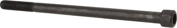 Unbrako - 3/8-16 UNC Hex Socket Drive, Socket Cap Screw - Alloy Steel, Black Oxide Finish, 6-1/2" Length Under Head - Exact Tooling