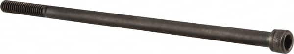 Unbrako - 3/8-16 UNC Hex Socket Drive, Socket Cap Screw - Alloy Steel, Black Oxide Finish, 8" Length Under Head - Exact Tooling