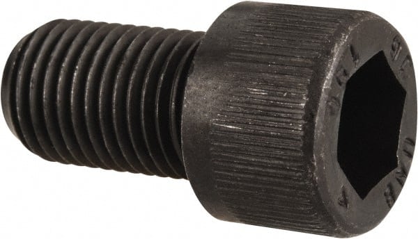 Unbrako - 3/8-24 UNF Hex Socket Drive, Socket Cap Screw - Alloy Steel, Black Oxide Finish, 5/8" Length Under Head - Exact Tooling