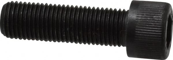 Unbrako - 3/8-24 UNF Hex Socket Drive, Socket Cap Screw - Alloy Steel, Black Oxide Finish, 1-1/4" Length Under Head - Exact Tooling