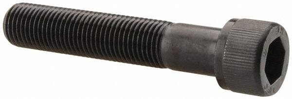 Unbrako - 3/8-24 UNF Hex Socket Drive, Socket Cap Screw - Alloy Steel, Black Oxide Finish, 2" Length Under Head - Exact Tooling