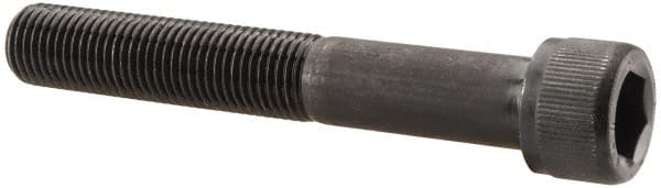 Unbrako - 3/8-24 UNF Hex Socket Drive, Socket Cap Screw - Alloy Steel, Black Oxide Finish, 2-1/2" Length Under Head - Exact Tooling